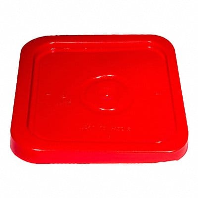 K4871 Plastic Pail Lid Red HDPE 10 5/16 in