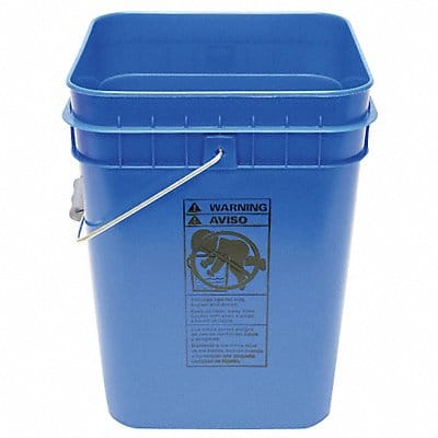 K4865 Pail Polyethylene Blue Open Head