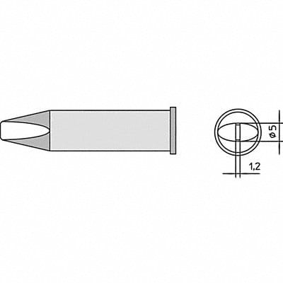 Xht D Soldering Tip Chisel 5 X 1.2