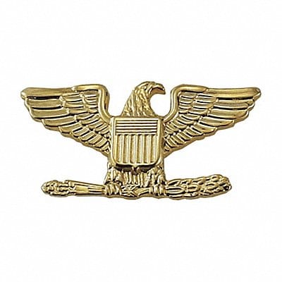 Metal Rank Insignia Col. Eagle Gold PR