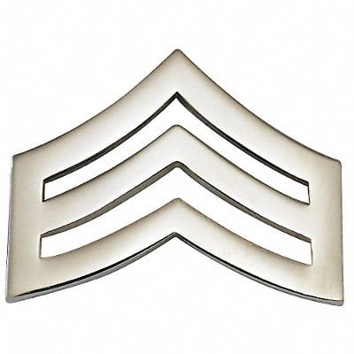 Metal Rank Insignia SGT. Chevron Nckl PR