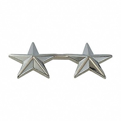 Metal RnkInsignia Two 5/8 Stars Nckl PR