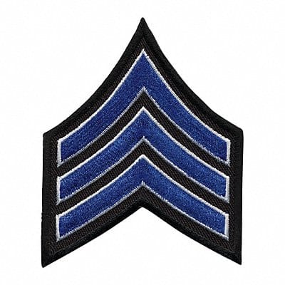 Embrdrd Patch SGT Royal Blue/Wht/Blck PR