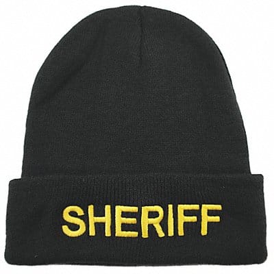 Sheriff Watch Cap Beanie Black Universal