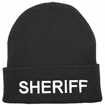 Sheriff Watch Cap Beanie Black Universal