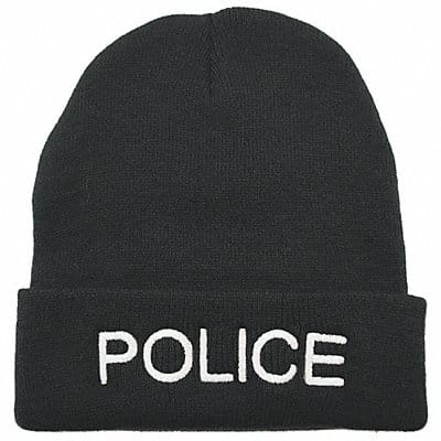 Police Watch Cap Beanie Black Universal