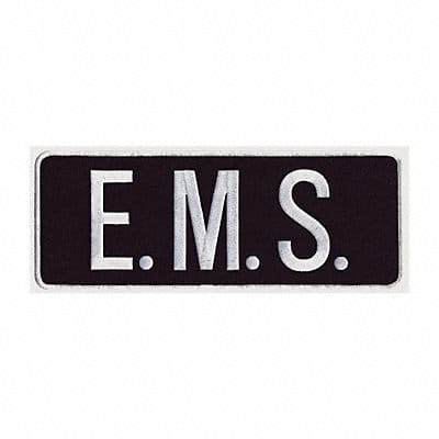 Embrdrd Patch E. M. S. Wht/Midnight Navy