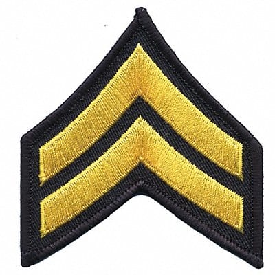 Embrdrd Patch CPL Medium Gold on Blck PR