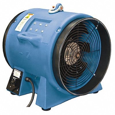 Confined Space Fan Blue 25 1/2 W