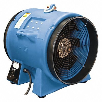 Confined Space Fan Blue 25 1/2 W