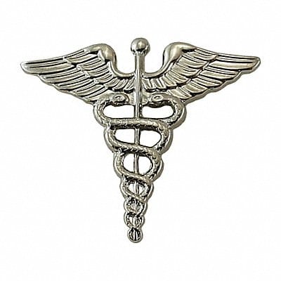 Metal Rank Insignia Medical Off Nckl PR