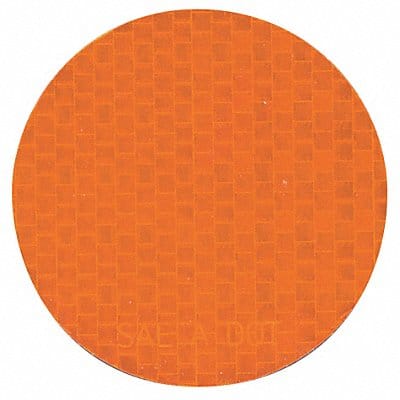 Floor Tape Orange 3 inx3 in Circle PK50