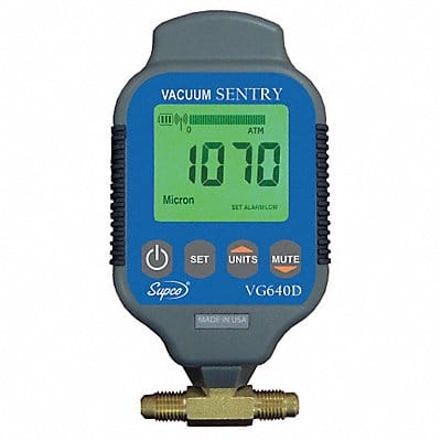 Vacuum Gauge Digital 0 to 19000 Microns