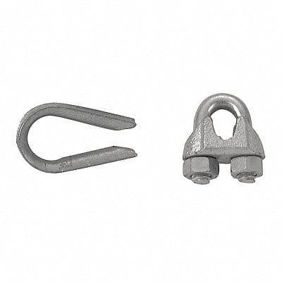 3/32In 1/8In Wire Rope Clip Galv