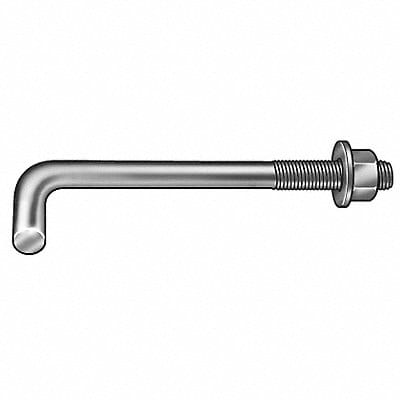 Anchor Bolt L Hook 1-8x6 In