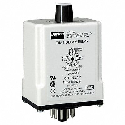 H7826 SinFunTimeDelayRelay 12VDC 11Pins