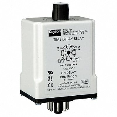 H7813 SinFunTimeDelayRelay 12VDC 8Pins