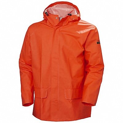 Rain Jacket PVC/Polyester Orange M