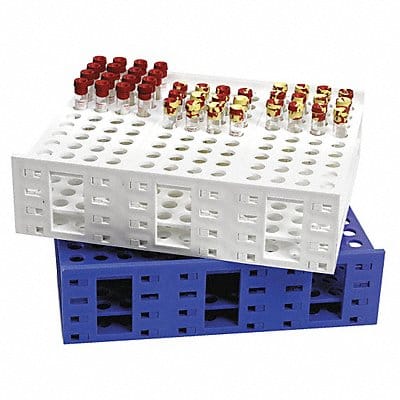 Test Tube Rack Polypropylene White