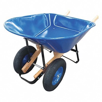 Wheelbarrow Steel 8 cu ft 2 Pneumatic