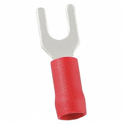 Fork Terminal Tin Copper Red PK100