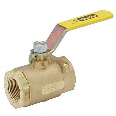 Brass Ball Valve Inline FNPT 1/2 in