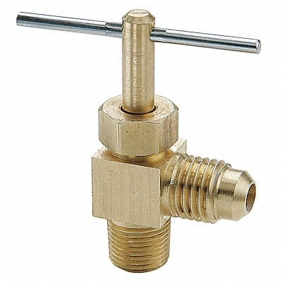 Needle Valve Angld 1/4In Flare-Male Pipe