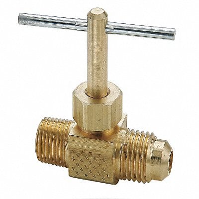 Needle Valve 1/4 in Flare to Male Pipe