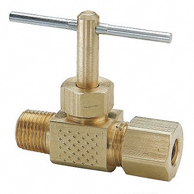 Needle Valve 3/8In Compression-Male Pipe