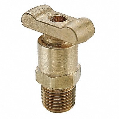 Drain Cock Ball Valve Brass 1/8 In