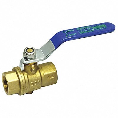 Brass Ball Valve Inline FNPT 1/4