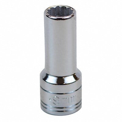 Socket Steel Chrome 9 mm