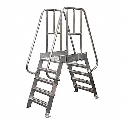 Crossover Ladder 4 Step Aluminum 74In. H