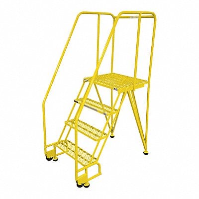 Tilt and Roll Ldr Steel 70In. H. Yellow