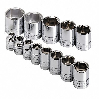 Socket Set Range 1/4 to 1in 6-Point SAE