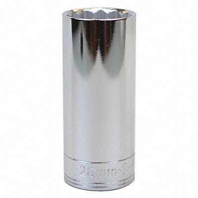 Socket Steel Chrome 26 mm