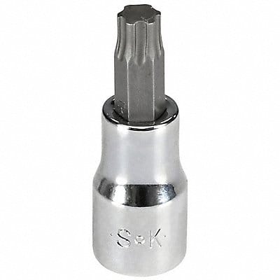 Socket Bit Steel 3/8 in TpSz T45