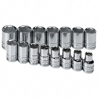 Socket Set Range 10 mm to 24 mm 6-Point