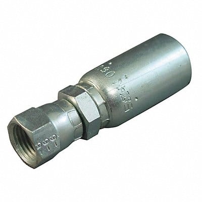 Crimp Fitting 3/8 I.D. 9/16 F JIC PK10