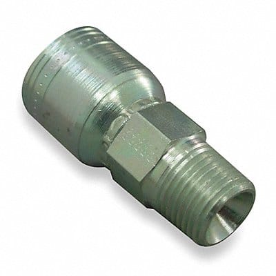 Crimp Fitting 1/2 I.D. 3/8 M NPTF