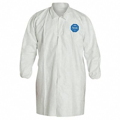 J6437 Lab Coat White Snaps 5XL PK30