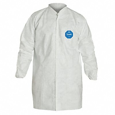 Disp LabCoat Polyethylene White 2XL PK30