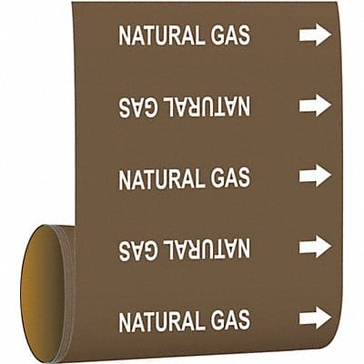 Pipe Mrkr Natural Gas 30 ft H 8in W