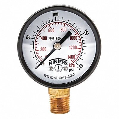 J1379 Gauge Pressure 0 to 200 psi 2 in