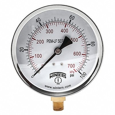 K4524 Gauge Pressure 0 to 100 psi 4 in