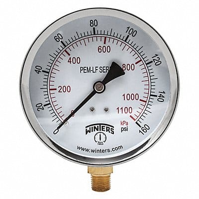 K4524 Gauge Pressure 0 to 160 psi 4 in