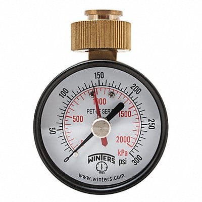 Max Pointer Test Gauge 2.5 in 0-300psi