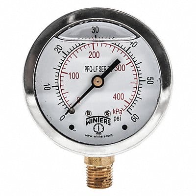 J1382 Gauge Pressure 0 to 60 psi 2-1/2 in