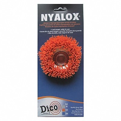 Nyalox Cup Brush 120 Grit Org 3 5/8-11