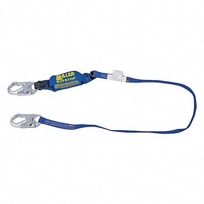 Shock-Absorbing Lanyard Black